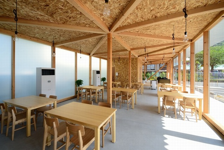 Cafeteria in Ushimado餐廳的空間設(shè)計