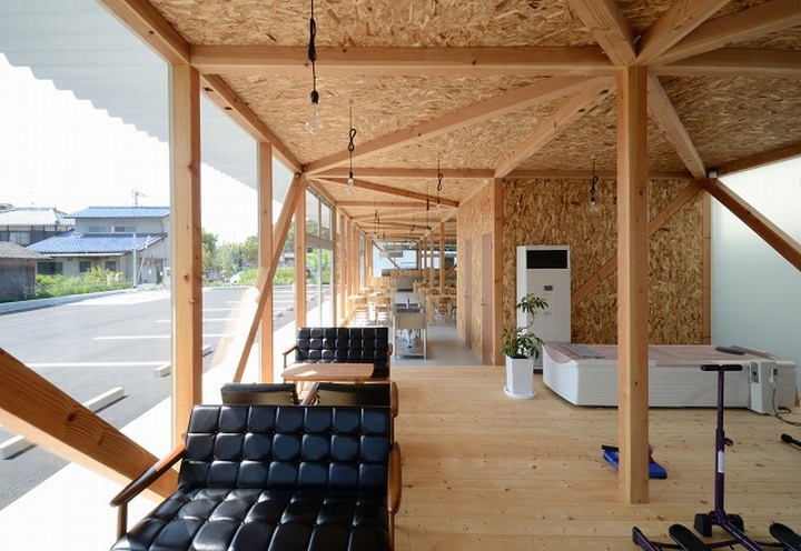 Cafeteria in Ushimado餐廳的空間設(shè)計