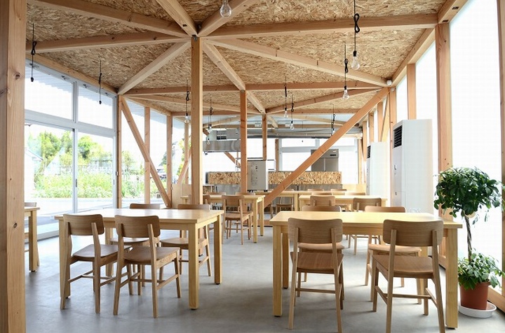 Cafeteria in Ushimado餐廳的空間設(shè)計